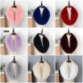 China factory wholesale Natural Fox Fur Hood Trim Scarf Big Fur Collar 100% Real Fox Fur Collar